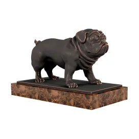 Pug sculpture